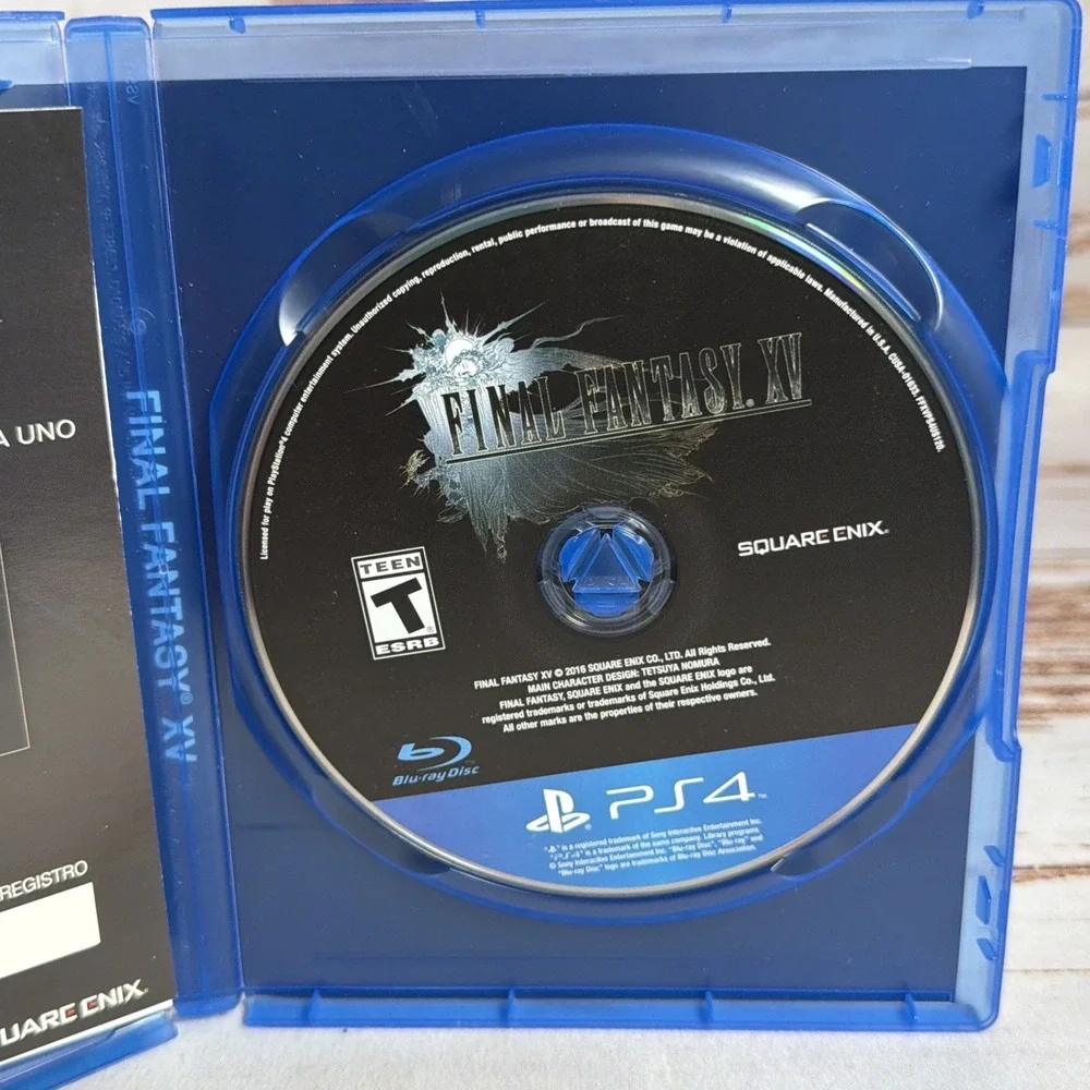Final Fantasy XV 15 Day One Edition PS4 PlayStation 4 Game Complete CIB Used